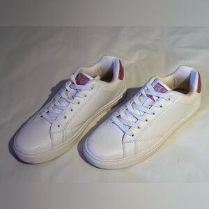 White File Tennis Shoes Sz 7.5